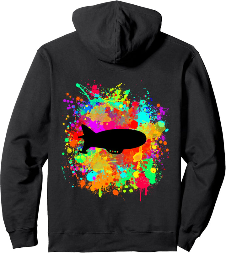 Kühler Zeppelin Pullover Hoodie