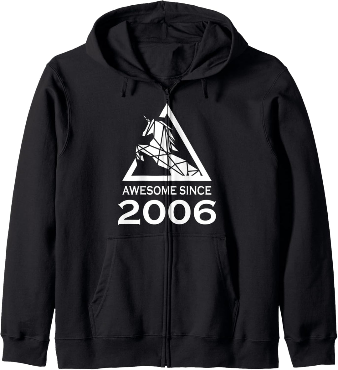 Awesome since 2006 Geburtsjahr Einhorn Geburtstag Kapuzenjacke
