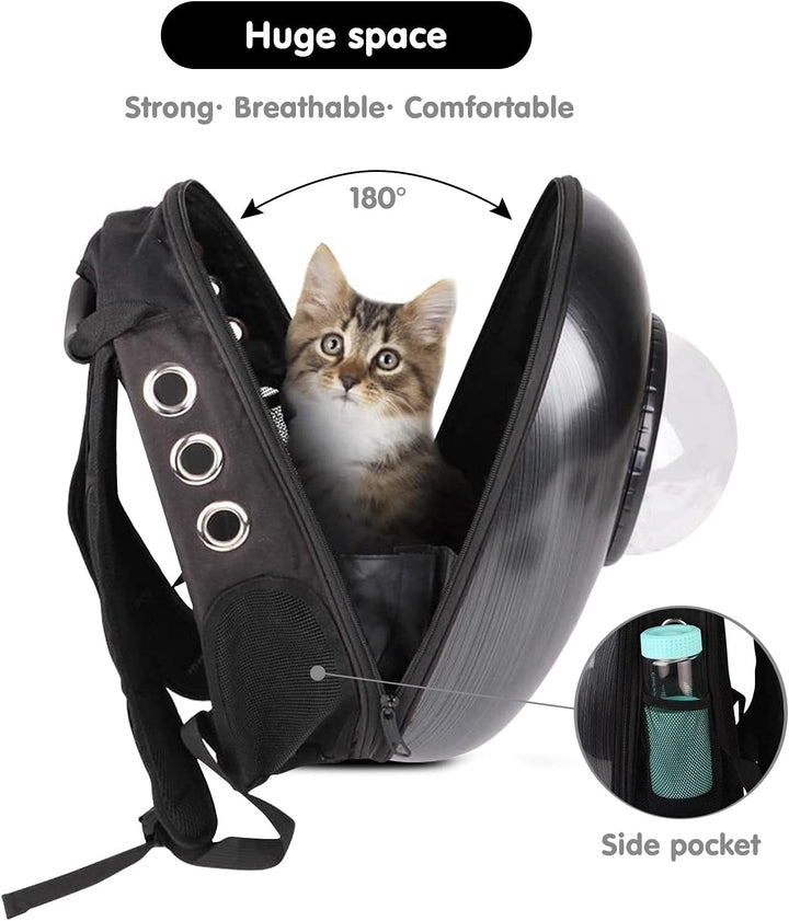 PETCUTE Hunderucksack,Atmungsaktive Hundetasche Haustier Hunde für Kleine Katzen Hunde,Raumkapsel Ha