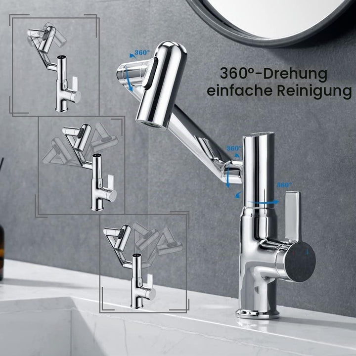 Smart Temperature Bathroom Wasserhahn, Einhebel-Badezimmer-Wasserhahn, Waschbeckenarmatur, Küchenarm