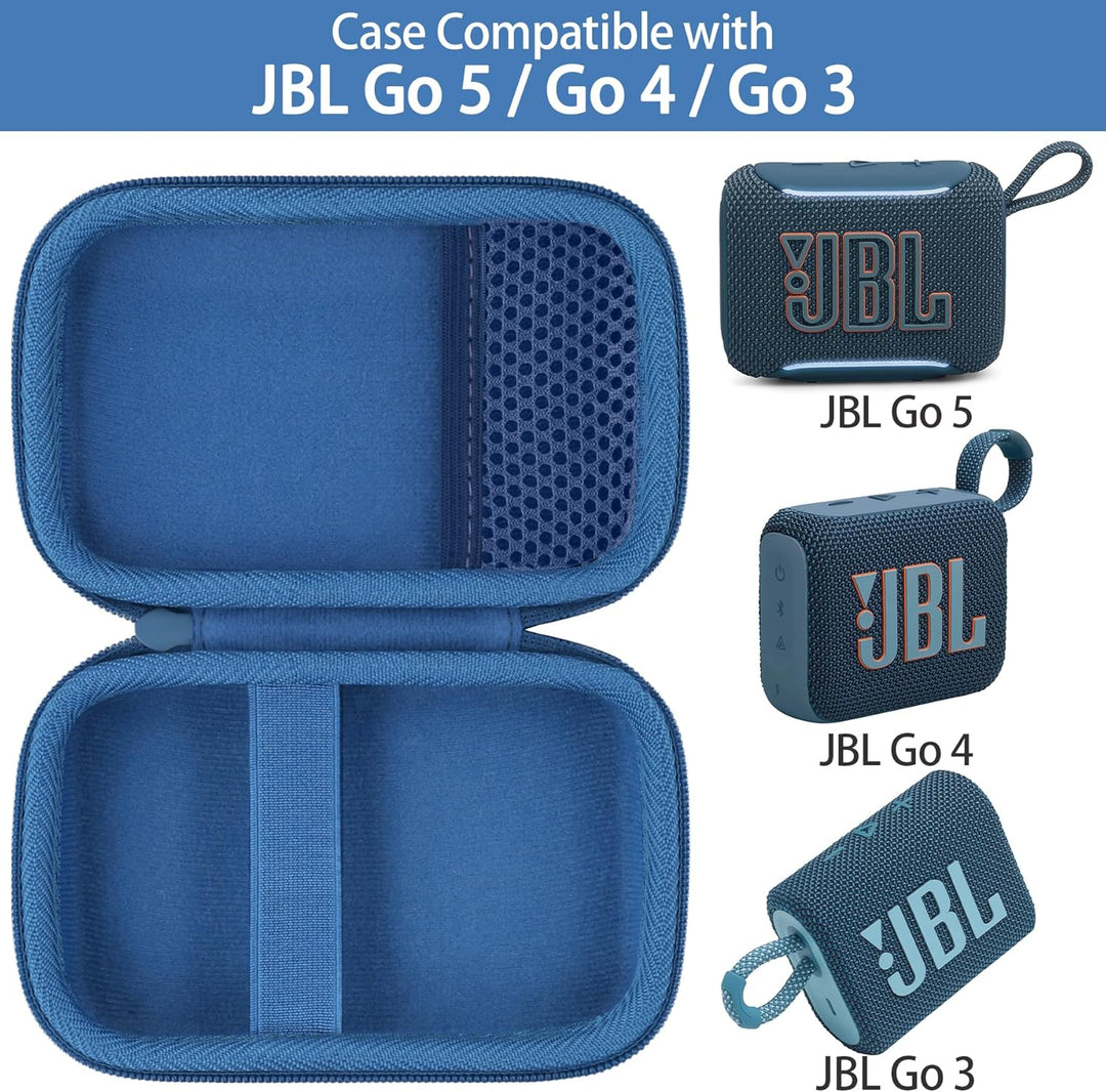 co2CREA Hart Reise Schutz Hülle Etui Tasche für JBL GO 5 /GO 4 /GO 3 tragbarer Bluetooth Lautspreche