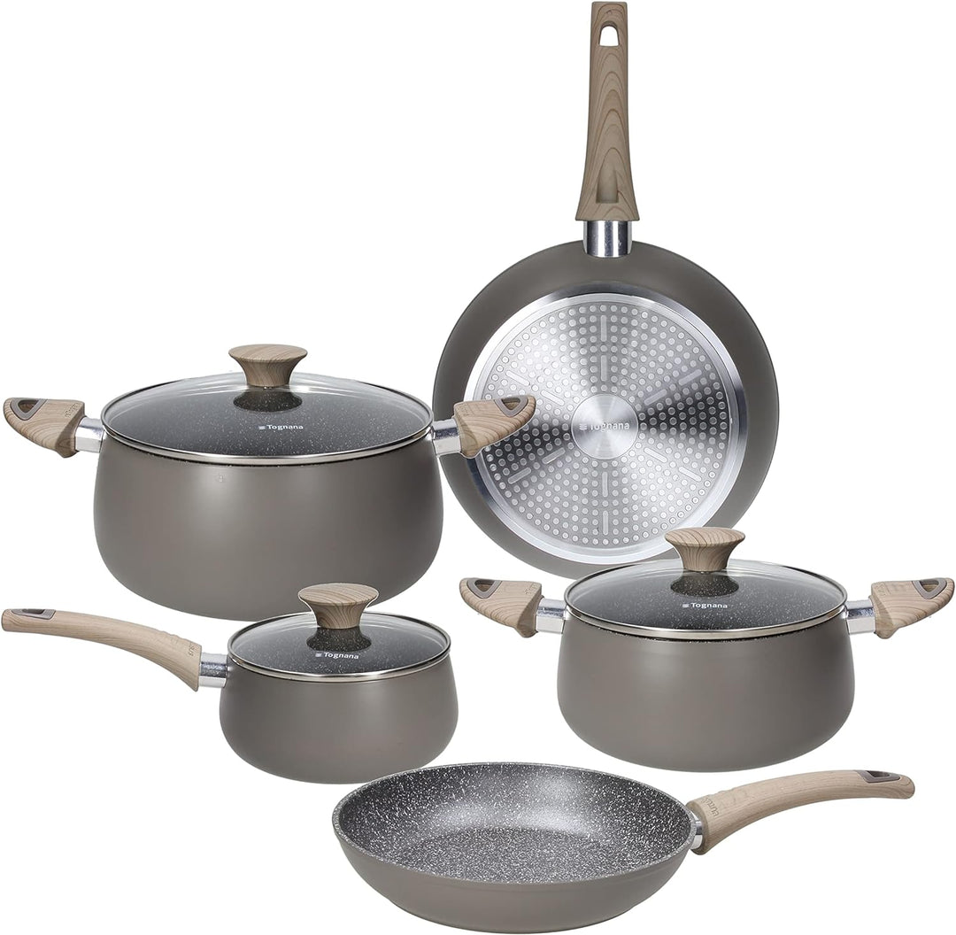 Tognana WW79108EOKT 8 Stück Batterie, Aluminium, grau