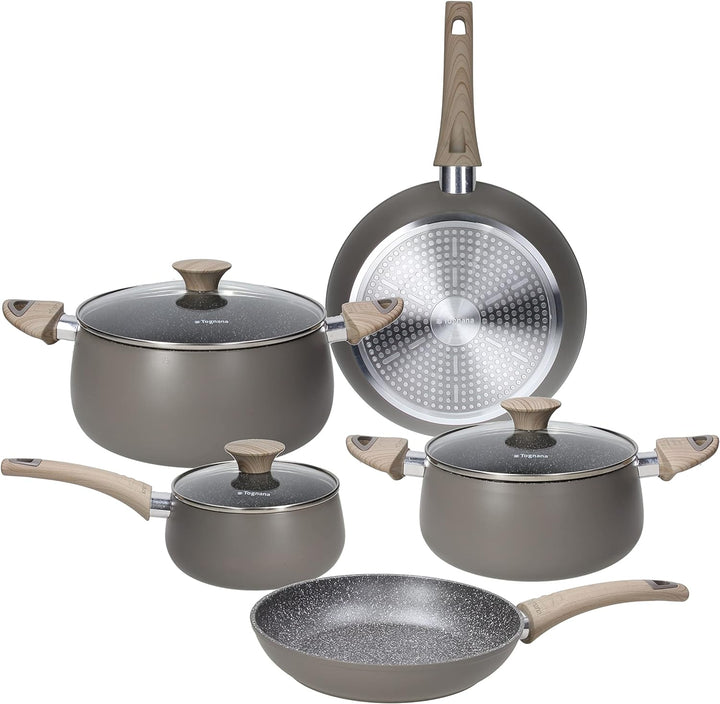 Tognana WW79108EOKT 8 Stück Batterie, Aluminium, grau