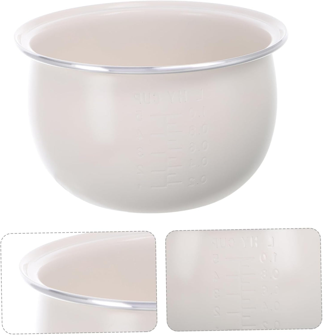 Reiskocher Innentopf Keramik Glasiert 2l Halbkugel Design Für Gleichmässige Wärmeverteilung Vielseit