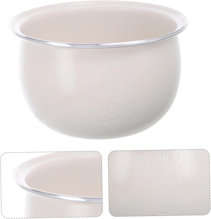 Reiskocher Innentopf Keramik Glasiert 2l Halbkugel Design Für Gleichmässige Wärmeverteilung Vielseit