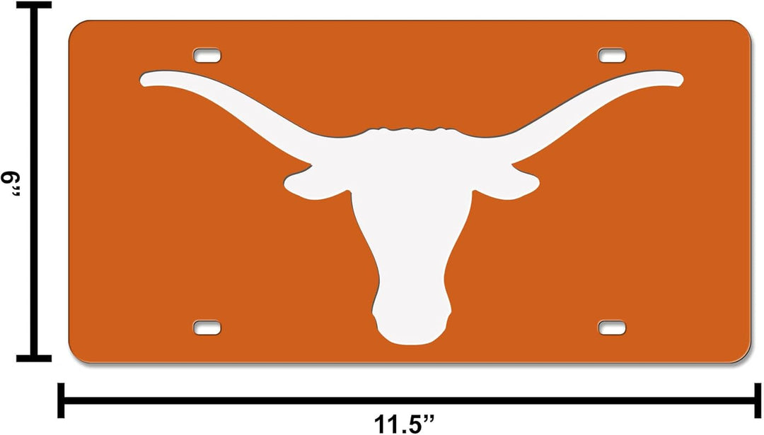 NCAA lasergeschnittenes Kennzeichen Texas Longhorns, Texas Longhorns
