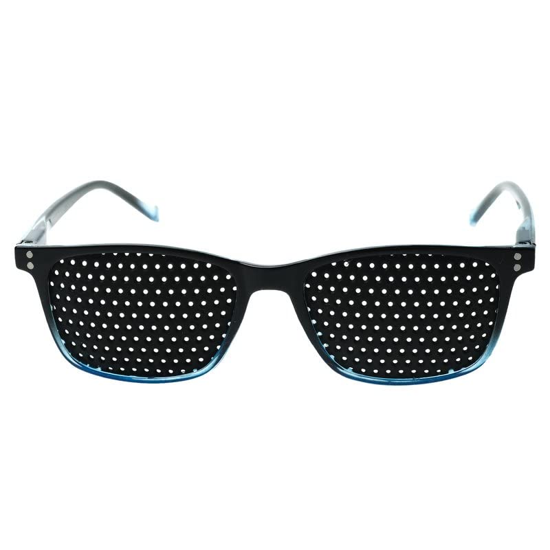 VANLO Rasterbrille 415-ASBG - schwarz blauer Rahmen - normales Raster