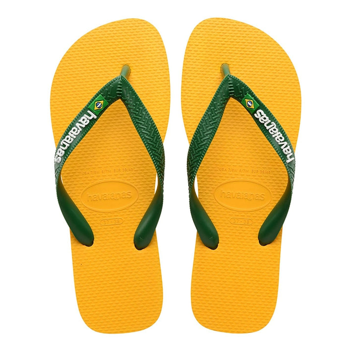 Havaianas - Brasil Logo, ikonische, bequeme und langlebige Badelatschen mit Brasilien- Flagge und ru