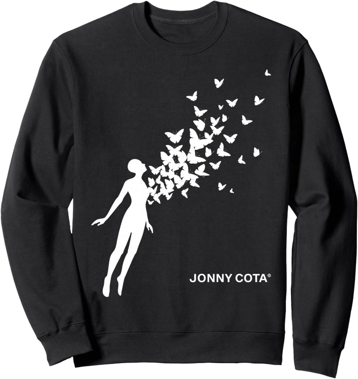 Jonny Cota Studio Jonny COTA Schmetterlings-Print Sweatshirt, Black, Unisex Small