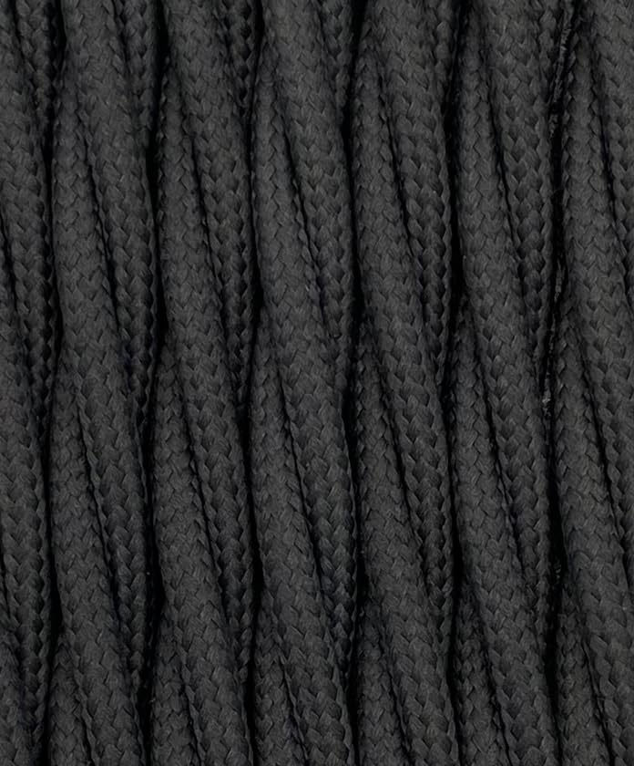 20 Meter 2 - adrig Textilkabel Stoffkabel Pendelleitung Lampenkabel Textile Cable gedreht 2x0,75 2G0