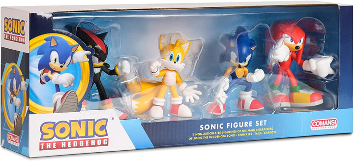 Comansi Sonic Collection Set (4 Figuren: Sonic, Shadow, Knuckles, Tails), Y90300