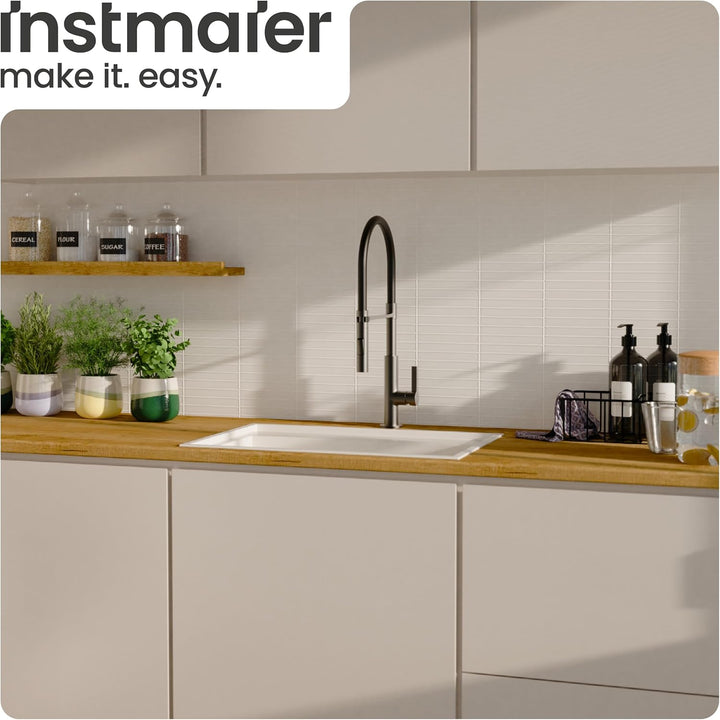 instmaier Nova | Küchenarmatur mit flexibler Geschirrbrause | Graphit matt | Wasserhahn Küche 360° s