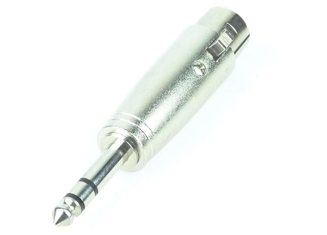 Adam Hall 12 x Connectors K4A XF3 JM3 Ganzmetall Adapter Verbinder Konverter - XLR 3 pol Female Kupp