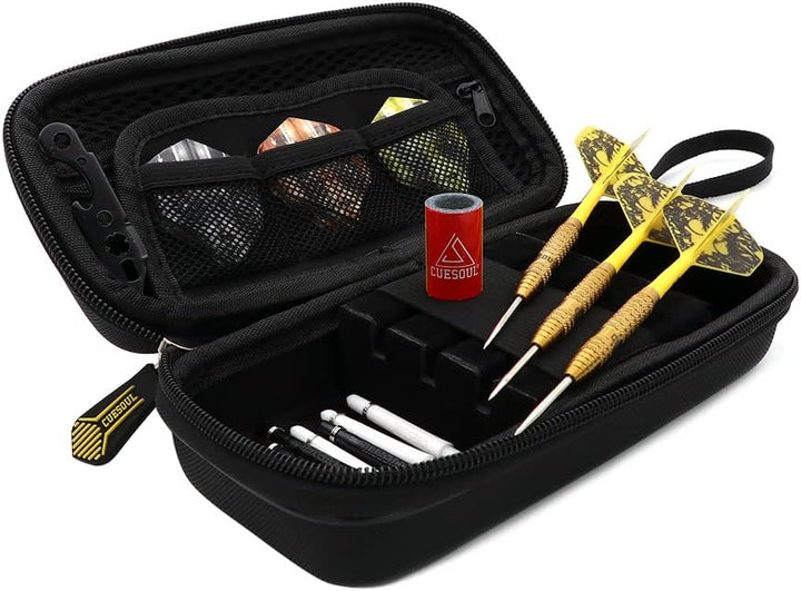 CUESOUL Big Beast 90% 26g/27g Steel Tip Tungsten Dart Set mit Dart Case 26g CSBB-90Y26K6, 26g CSBB-9