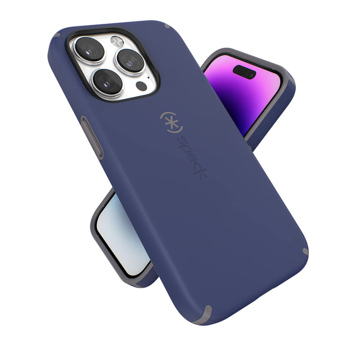 Speck Products CandyShell Pro iPhone 14 Pro Hülle, Preussisch-Blau/Wolkengrau Preussischblau/Wolkeng