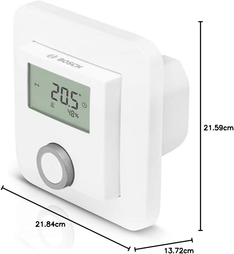 Bosch Smart Home Raumthermostat für Fussbodenheizungen mit kabelgebundener Steuerung, 230 V, kompati