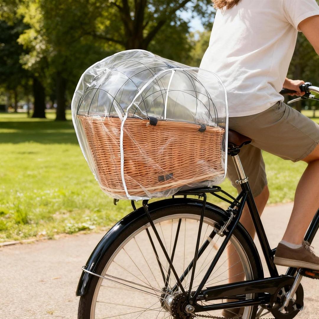 Fahrrad-Regenabdeckung für Haustiere, PVC mit Robustem Material, Guter Wasserabweisung, für Die Meis