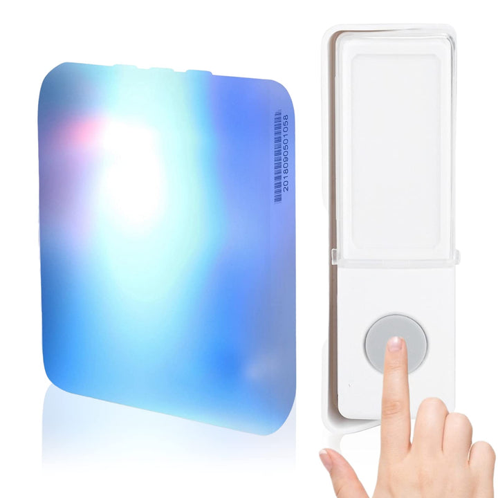 Drahtlose Türklingel 7-Farben-LED-Blitzknopf Türklingel IP44 Regensicheres Türklingel-Kit mit 32 Mel
