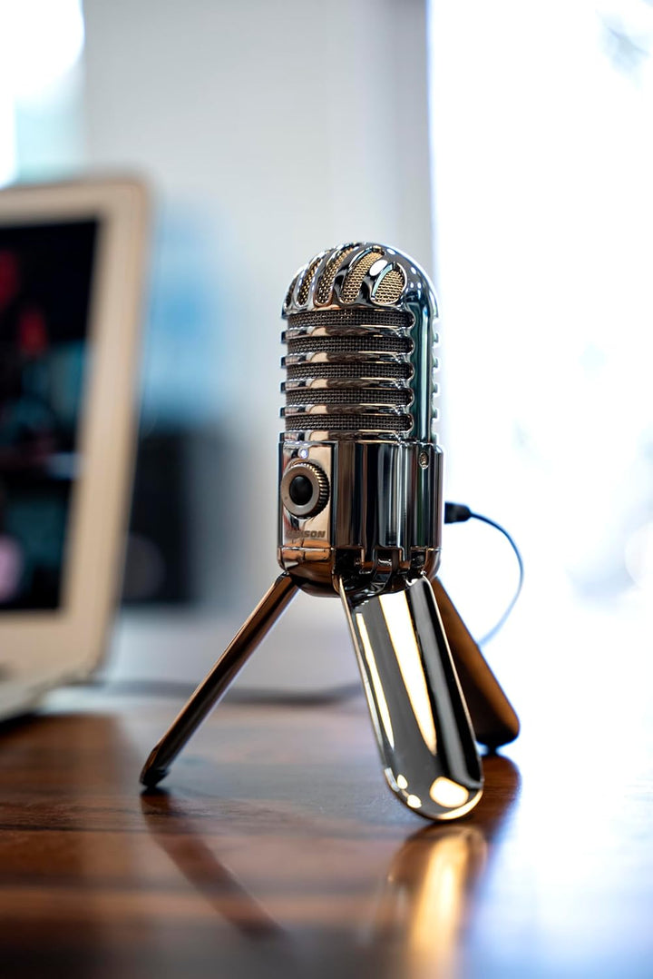 Samson Meteor Mic USB Studio/Podcast Mikrofon silber silber Single, silber Single