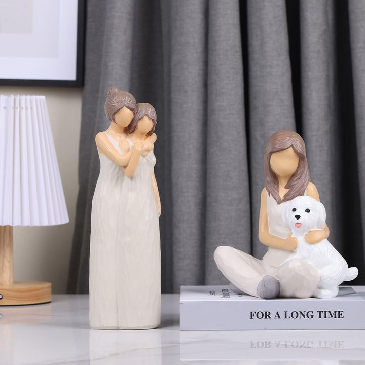 Mutter Tochter Figuren - Geschenke für Mama oder Tochter zu Geburtstag, Valentinstag, Muttertag. Ide