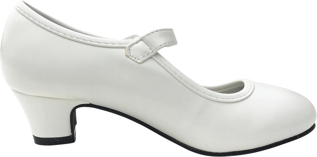 La Senorita Spanische Flamenco Schuhe 24 EU Weiss, 24 EU Weiss