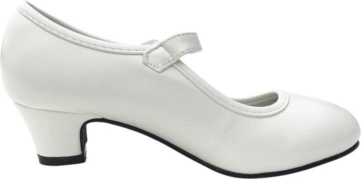 La Senorita Spanische Flamenco Schuhe 24 EU Weiss, 24 EU Weiss