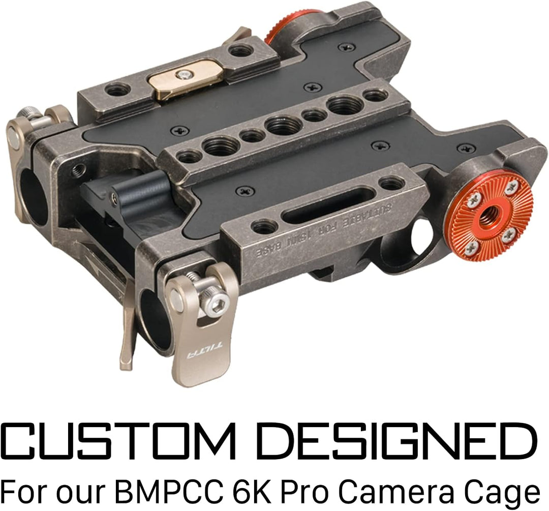 Tilta 15 mm LWS Grundplatte Typ VI kompatibel mit BMPCC 6K Pro Blackmagic Pocket Cinema Kamera 6K Pr