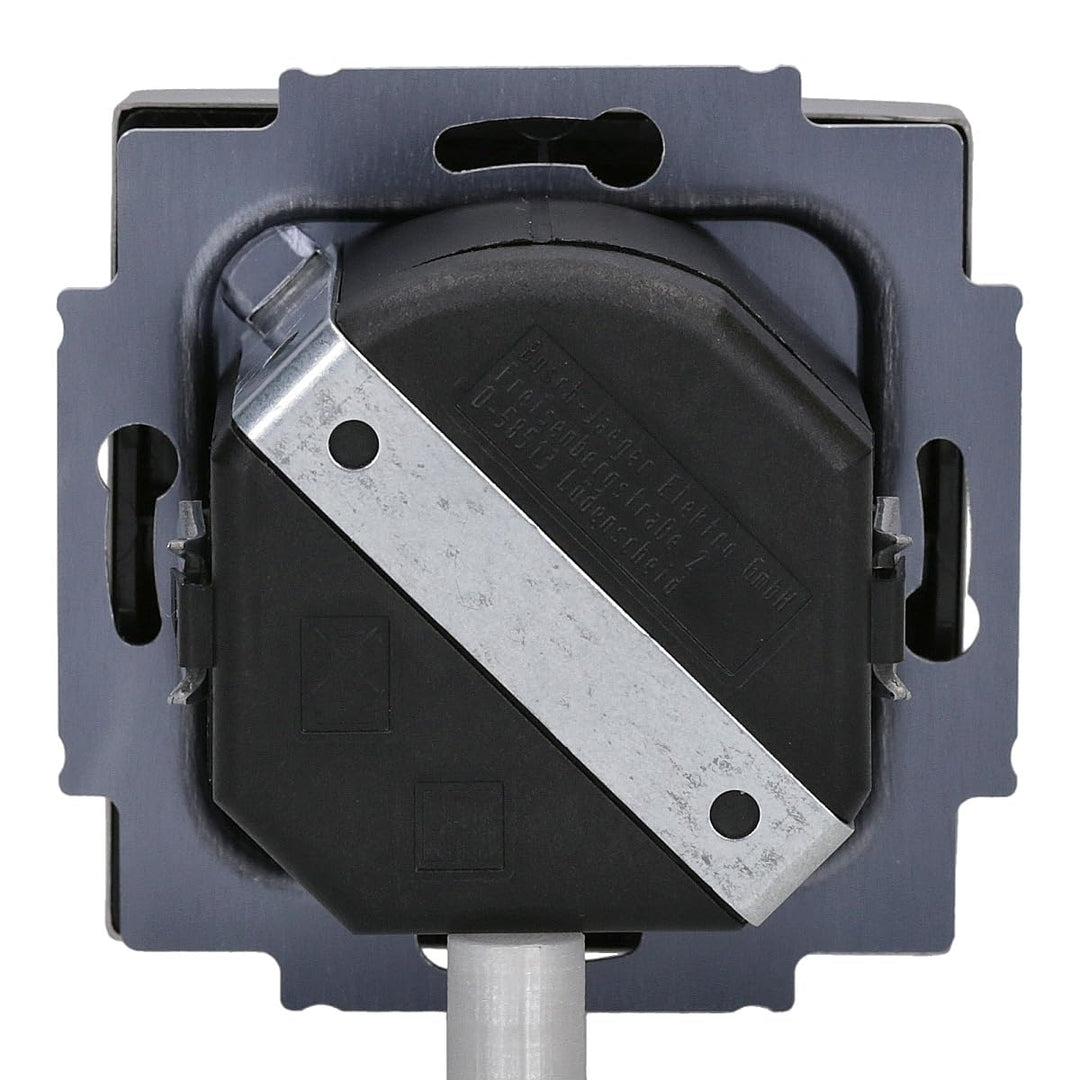 BUSCH-JÄGER, LED-Drehdimmer (LED Dimmer) 6523 U-102 (6523U 102) 6523U102 mit Zentralscheibe 6540-866
