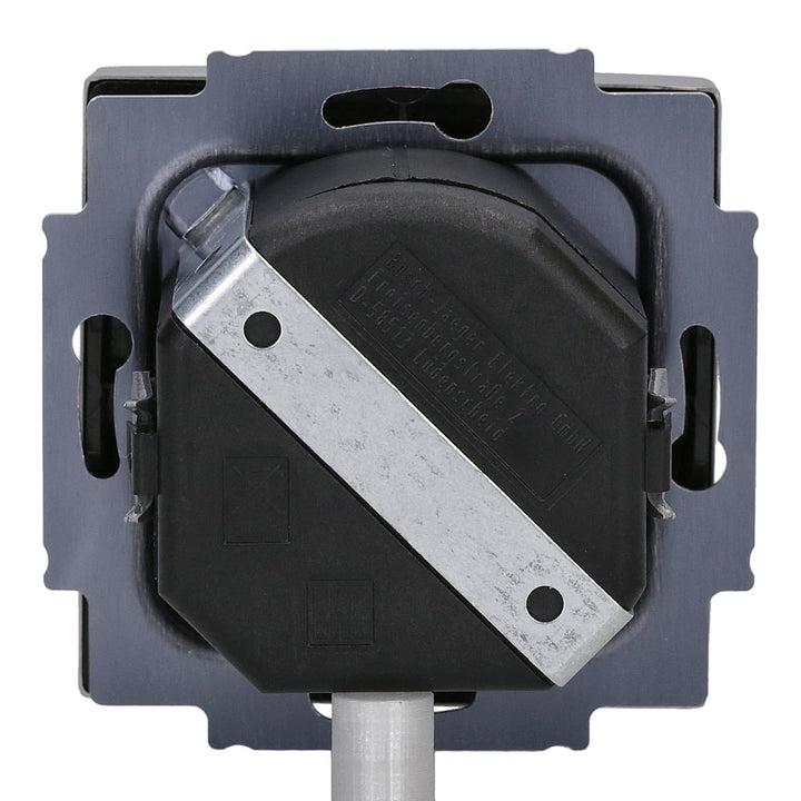 BUSCH-JÄGER, LED-Drehdimmer (LED Dimmer) 6523 U-102 (6523U 102) 6523U102 mit Zentralscheibe 6540-866