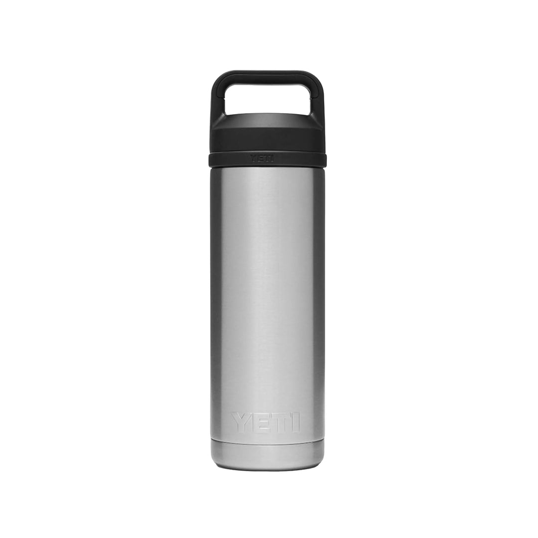 YETI Rambler 530 ml Flasche, vakuumisoliert, Edelstahl mit Trinkdeckel, Edelstahl Rostfrei, Silber