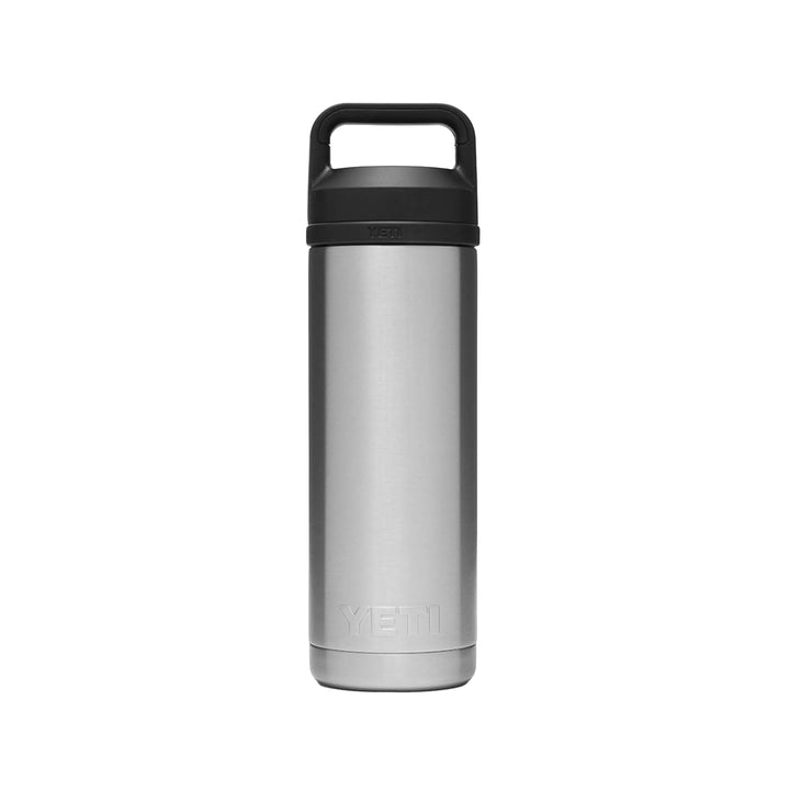 YETI Rambler 530 ml Flasche, vakuumisoliert, Edelstahl mit Trinkdeckel, Edelstahl Rostfrei, Silber