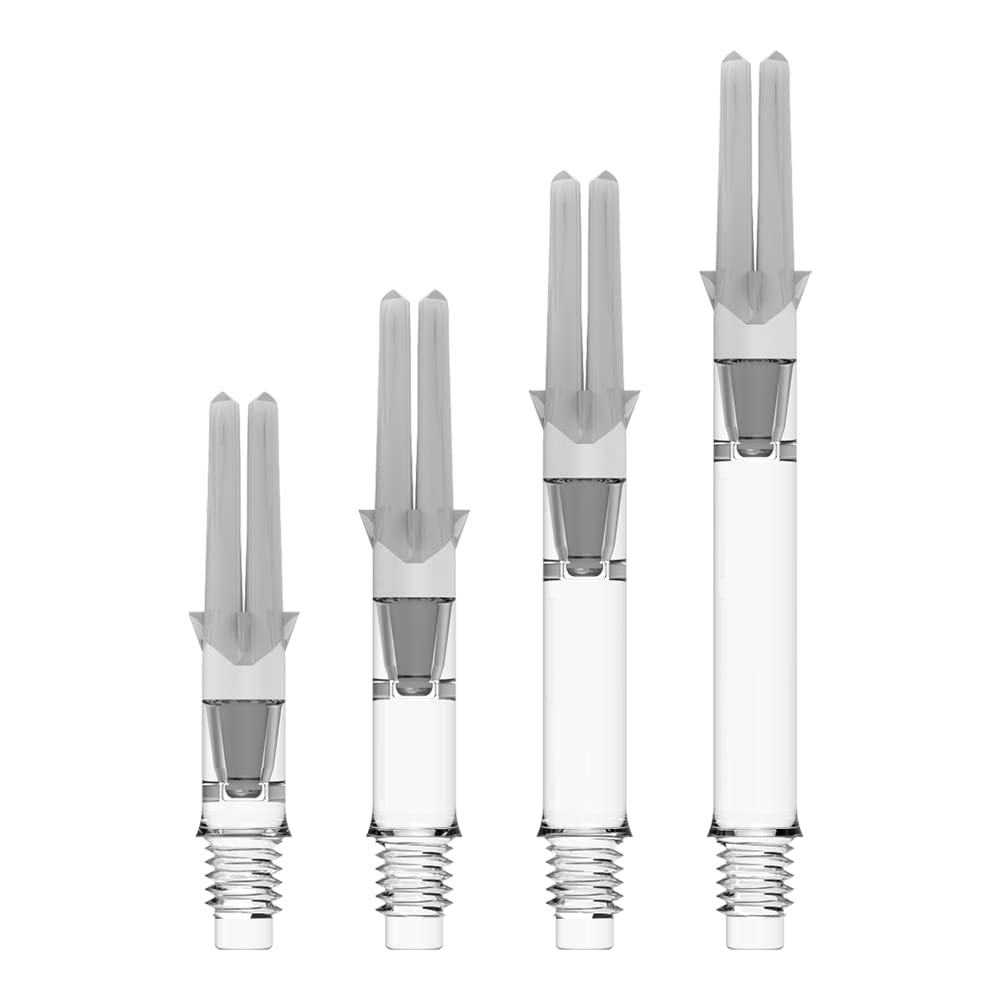 L.Style LSTYLE Dart-Schäfte: 2BA Standard-Gewinde Nylon Stiele - Champagnerringe im Lieferumfang ent