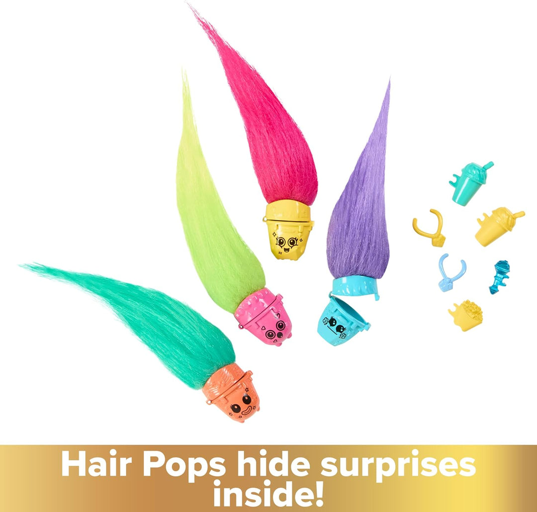 DREAMWORKS TROLLS Gemeinsam Stark - Furchtberg Spielset mit Königin Poppy und Rutsche, Snackbar, Ank