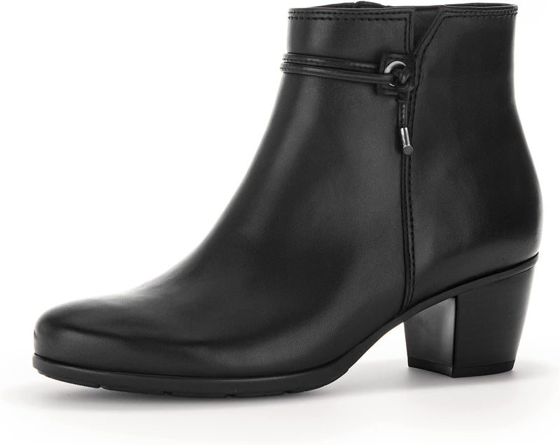 Gabor Damen Ankle Boots, Frauen Stiefeletten,Wechselfussbett,Best Fitting 36 EU Schwarz, 36 EU Schwa