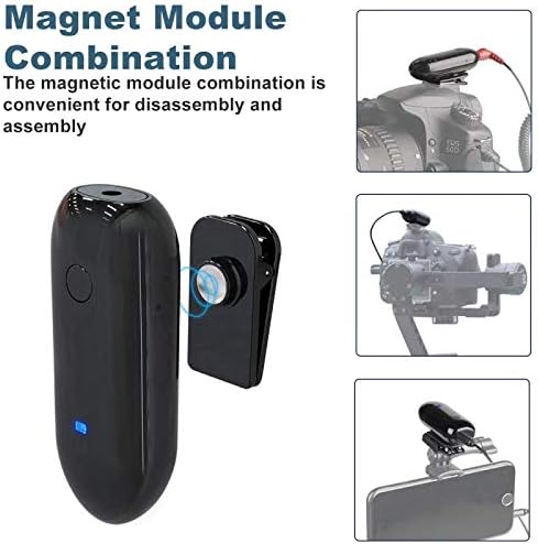 Mini Wireless Lavalier Mikrofon System,LENSGO LWM-318C 20-Kanal UHF Professional Omnidirektionales K