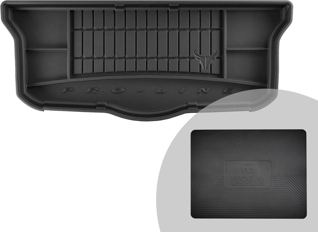 FROGUM ProLine 3D Gummimatte Exklusive Auto Kofferraummatte Kofferraumwanne für Citroën C1 II 2014-2