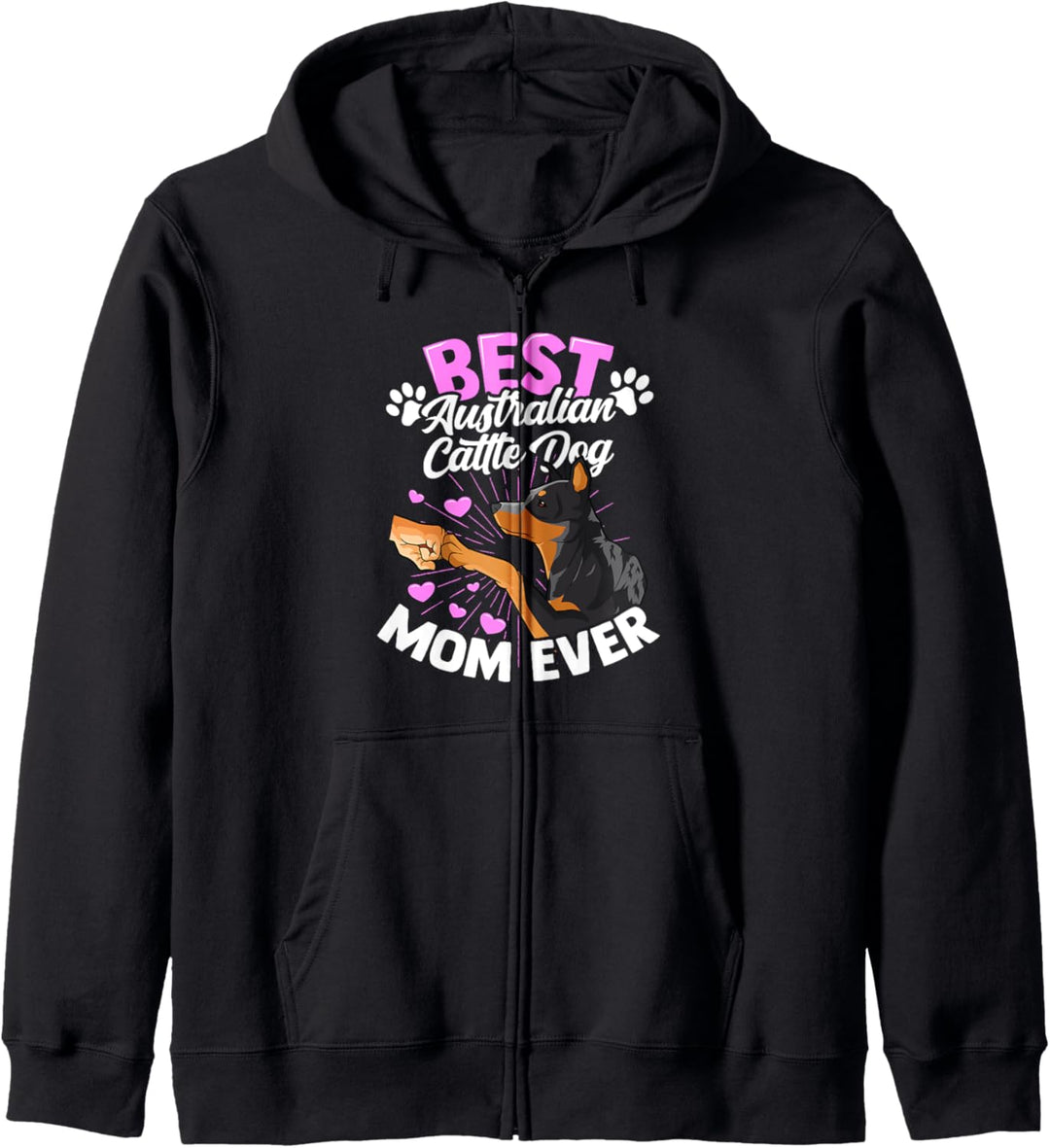 Beste Hundemutter Australian Cattle Dog Kapuzenjacke