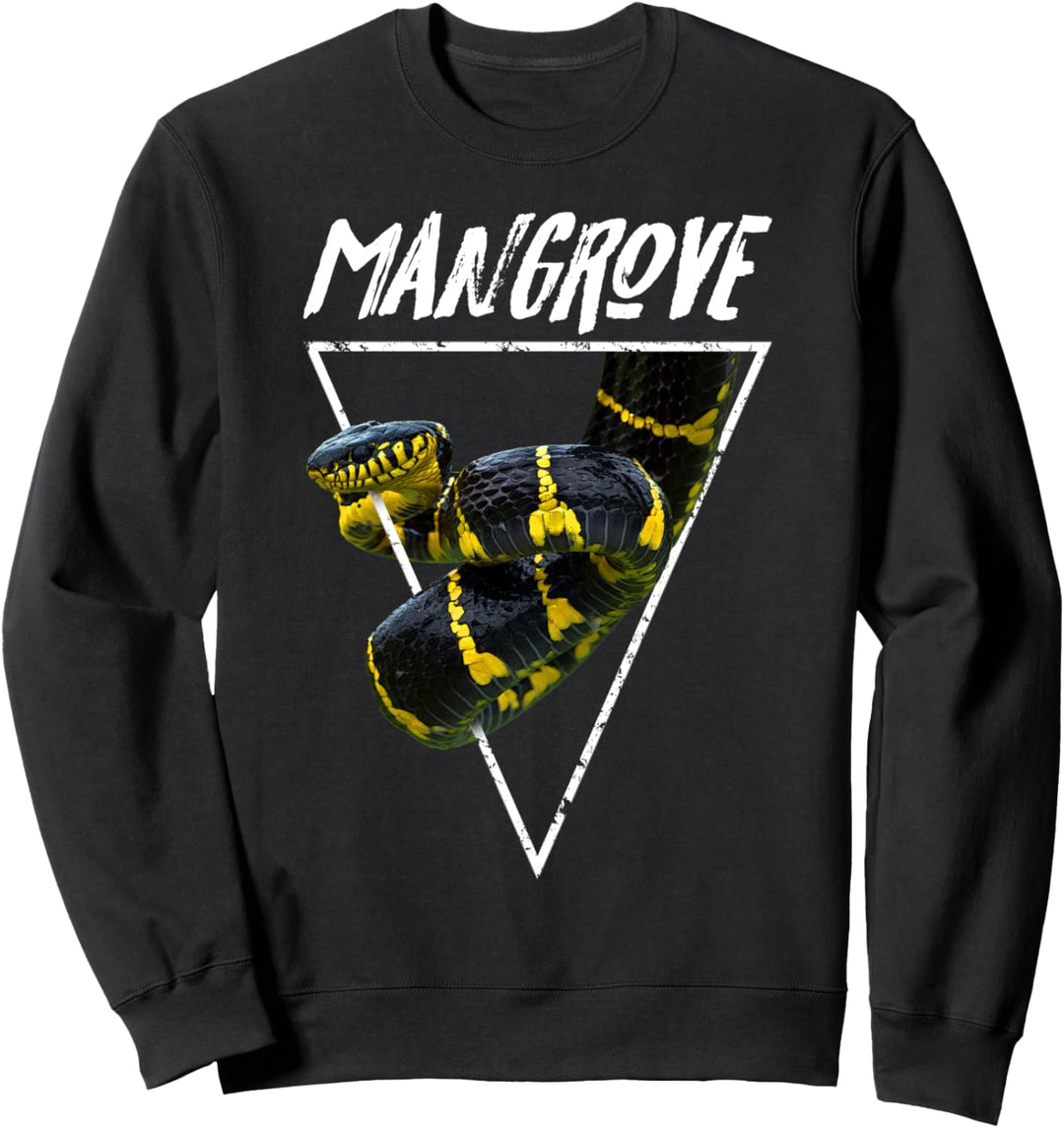 Mangrovenschlange Giftiger Schlangenhalter Sweatshirt
