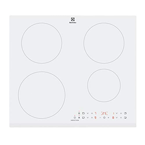 Electrolux LIR60430BW Induktionskochfeld, Glas, Weiss