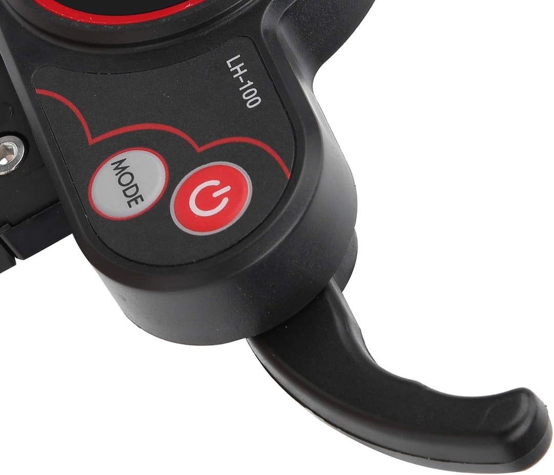 Elektroroller Daumengas mit Display, E-Bike-Geschwindigkeitsregler Elektroroller-LCD-Anzeigefeld Man