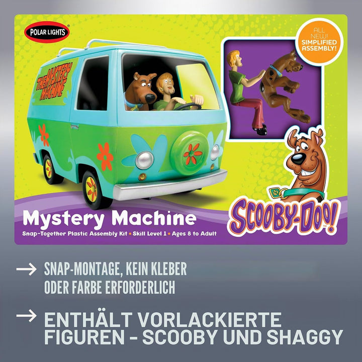 Polar Lights Scooby-Doo Mystery Machine Snap Together Modellbausatz