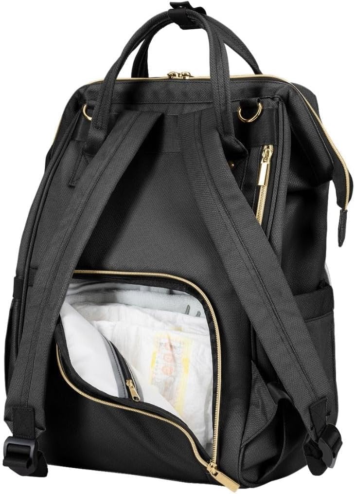 kikka boo Siena Grey Tasche Schwarz / Gold, Schwarz / Gold