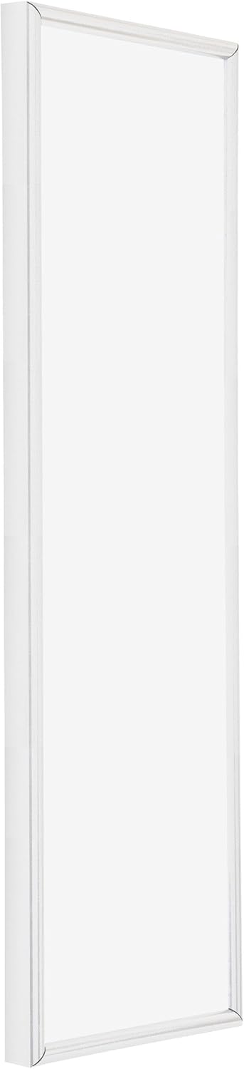 yd. Your Decoration - Bilderrahmen 37.5x98 cm - Weiss Hochglanz - Bilderrahmen aus Kunststoff mit Ac