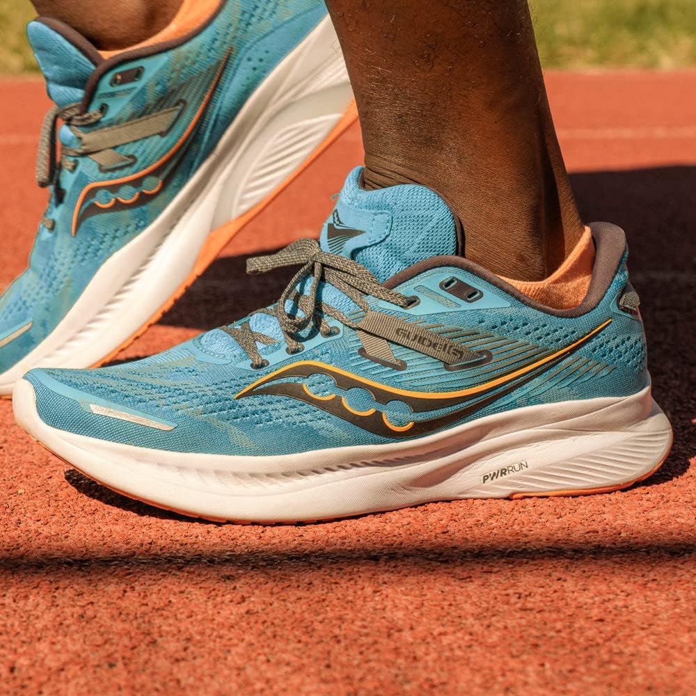 Saucony Herren Guida 16Laufschuh 45 EU Agave Marigold, 45 EU Agave Marigold