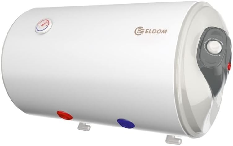 ELDOM Favourite 80 Liter Warmwasserspeicher 2 kW. Horizontal Anshlüsse UNTEN