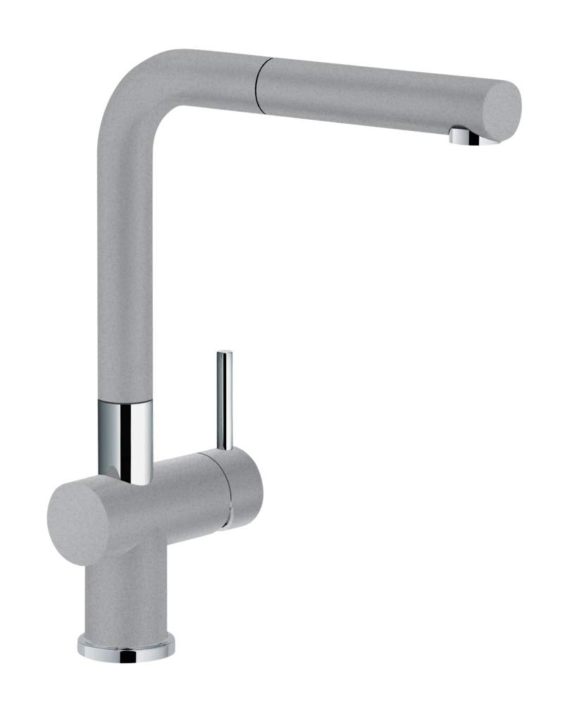 Franke Fragranite Spültischbatterie mit Zugsauslauf Active Plus Pull-Out, steingrau, Steingrau