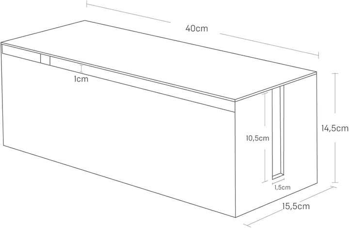 Cable Box Web - white Weiss, Weiss