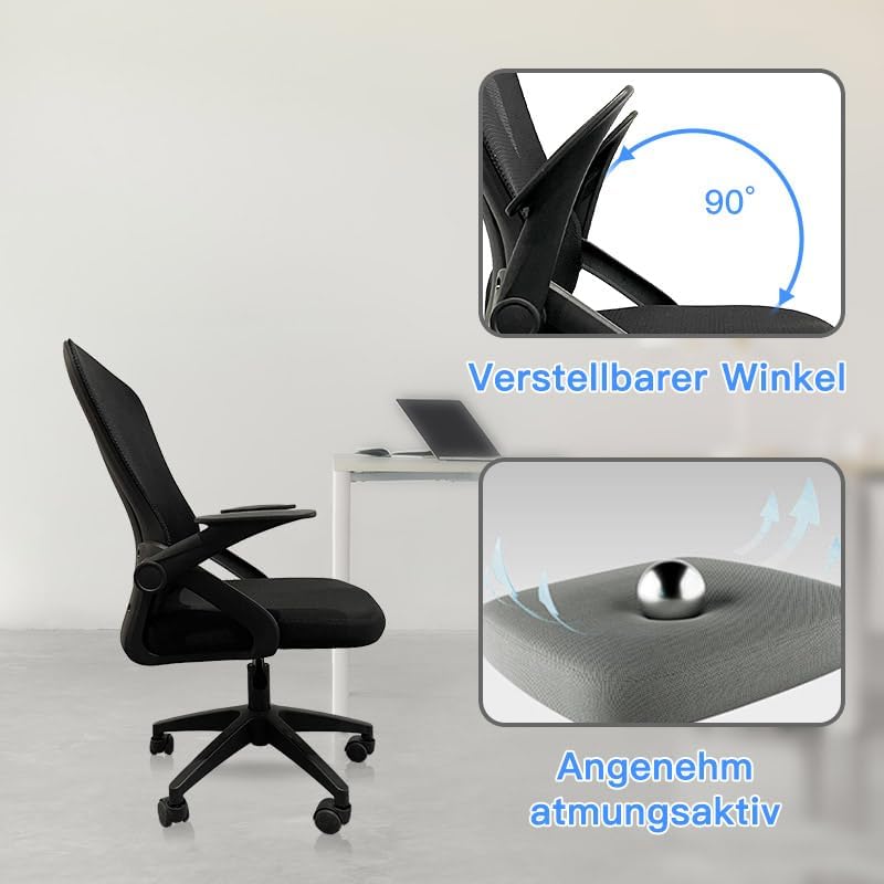 Future Warrior Ergonomischer Bürostuhl, Lendenwirbelstütze, höhenverstellbarer Chefsessel, Drehstuhl