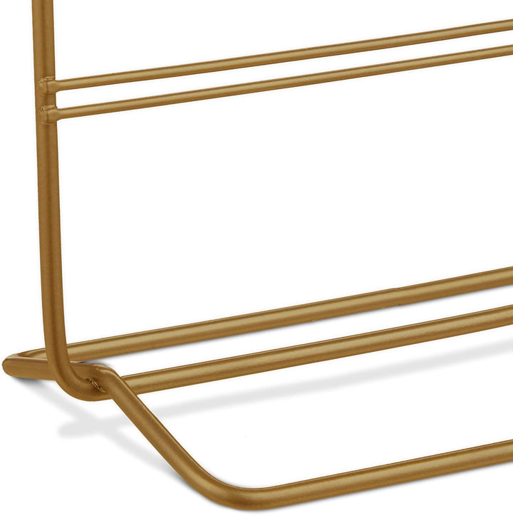 Relaxdays Schmuckständer, Ketten & Ohrringe, Schmuckaufbewahrung, HxBxT: 18 x 20 x 9 cm, Ohrringhalt