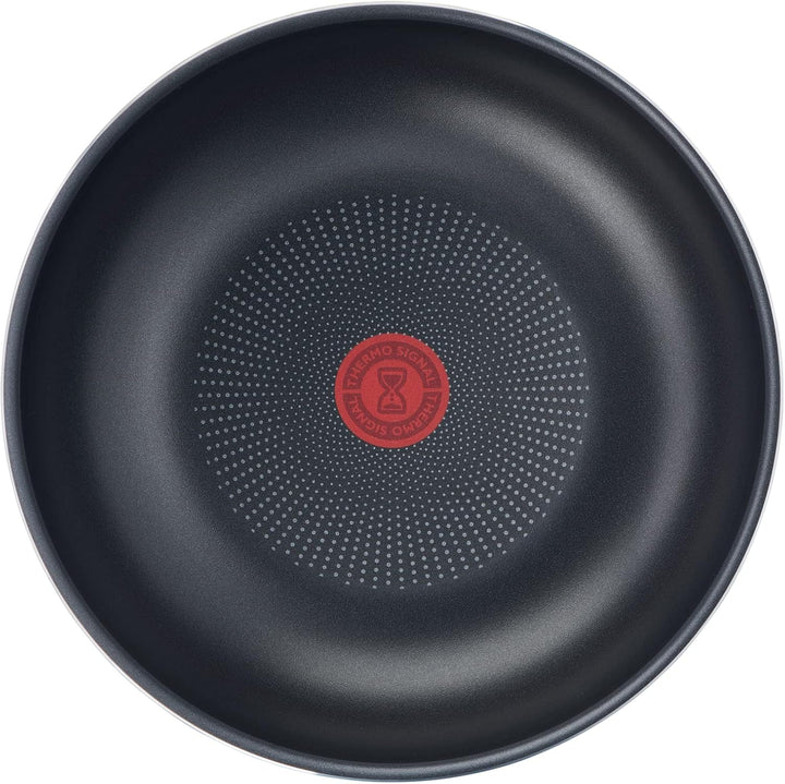 Tefal Ingenio L1507702 Wokpfanne 26 cm, nicht Induktion, Antihaftbeschichtung, stapelbar, spülmaschi